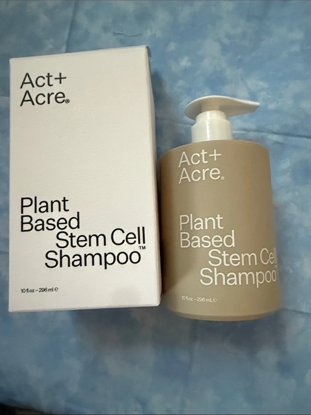 *NEW 10oz* Act+Acre Plant Based Stem Cell Shampoo - White Packaging